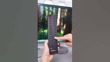 Anyoyo 16 Port 60W USB 3 0 Splitter Powered USB Hub #tech #hub #pc #laptop #computer #usbhub