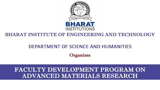 FDP on Advanced Materials Research-Day 4