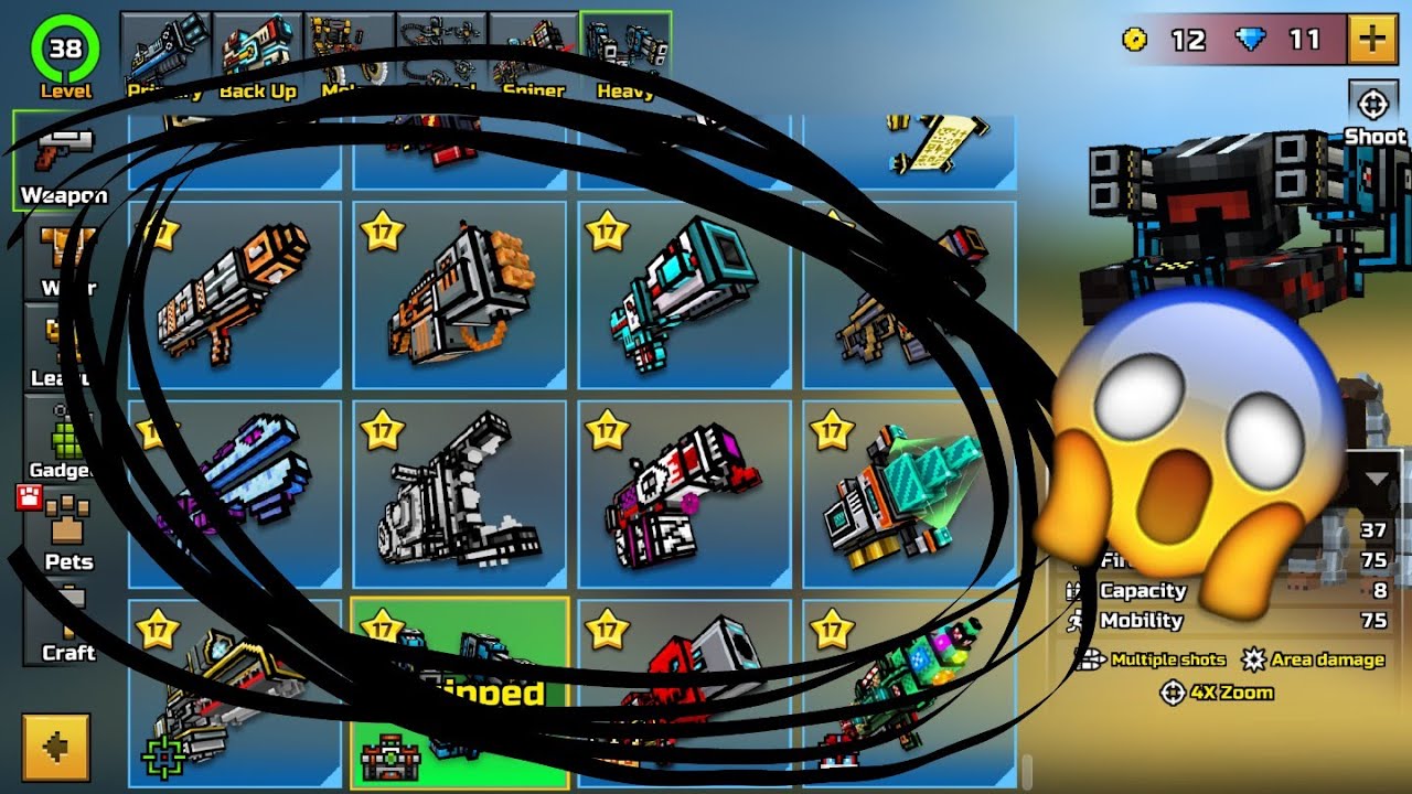 How to get every gun on Pixel gun 3d FOR FREE! [ pixel gun 3D hack 15.0 ...