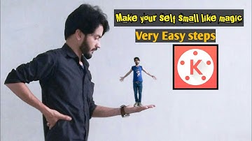 How to make yourself small in kinemaster ||Magical Tricks of kinemaster