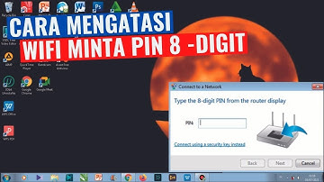 Cara Mengatasi connect using a security key instead | Type the 8 digit PIN from the router display |