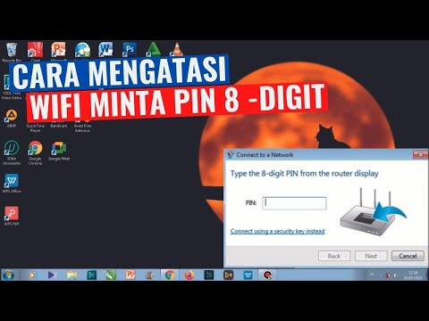 Cara Mengatasi connect using a security key instead Type the 8 digit PIN from the router display