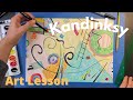 Kandinsky art lesson  for kids teachers and parents