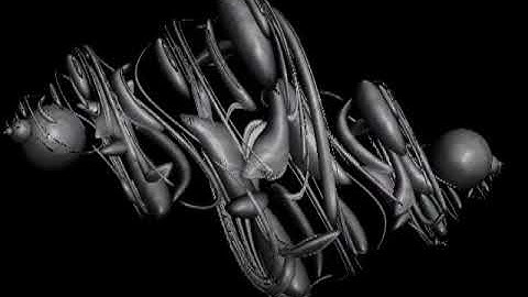 3D Fractal Animation : Quaternionic Orbit Trapping