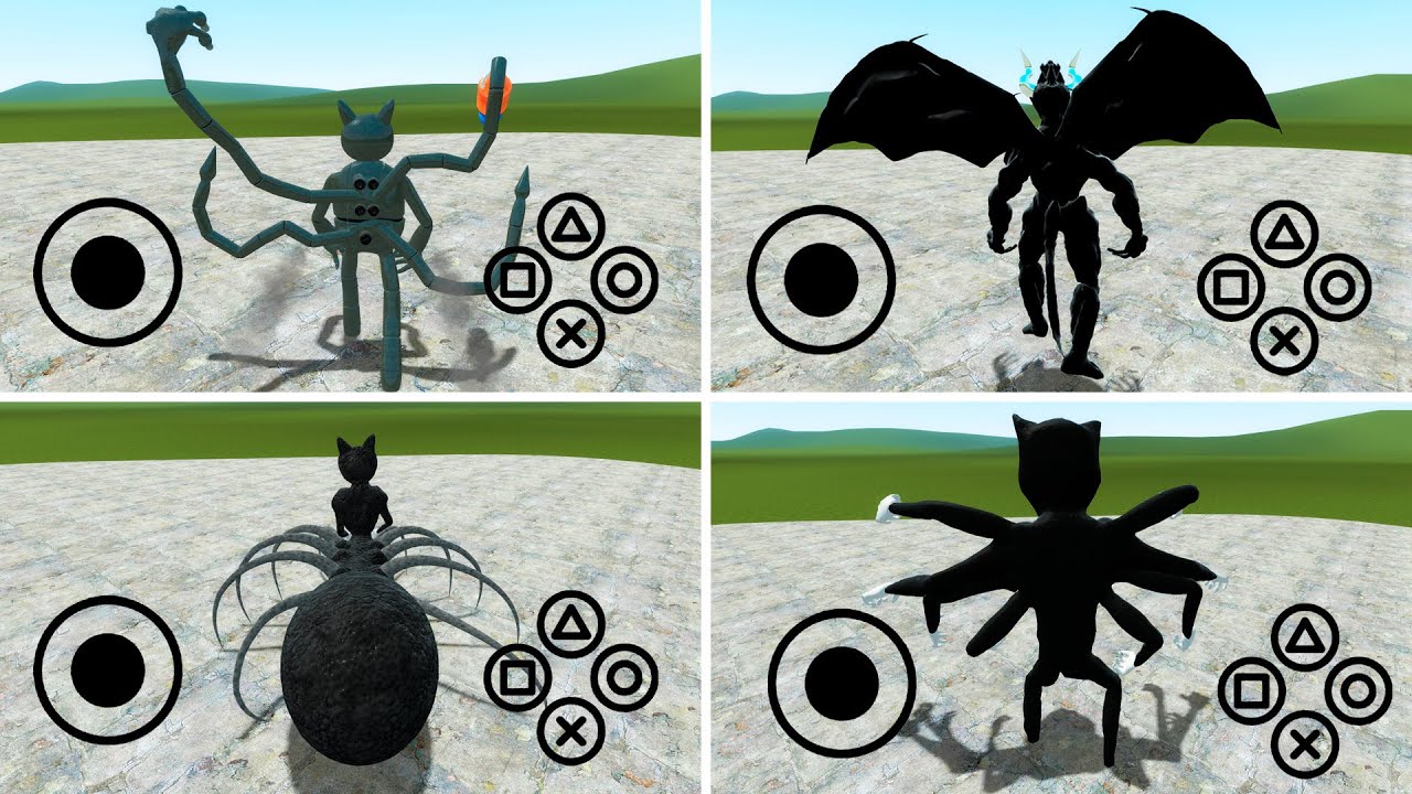 WHAT IF I PLAYING AS ALL CARTOON CAT CREATURES in Garry's Mod Trevor ...