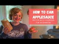 How to Can Applesauce - Water Bath Canning for Beginners