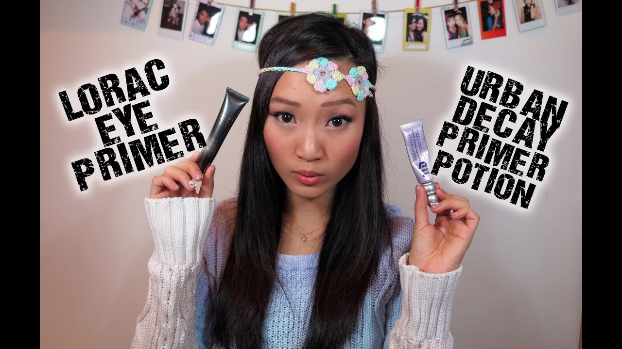Comparison Review ♥ Eye Primers ♥ Urban Decay VS Lorac Pro