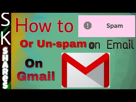How to Spam and unspam an email on Gmail