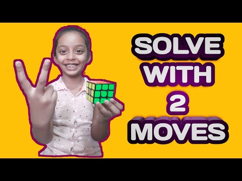 Solve The Rubiks Cube With 2 Moves