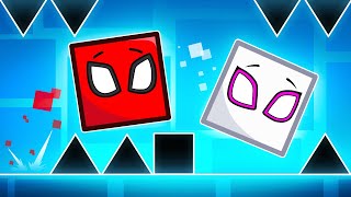 Spiderman & Gwen Play GEOMETRY DASH in Roblox! screenshot 5