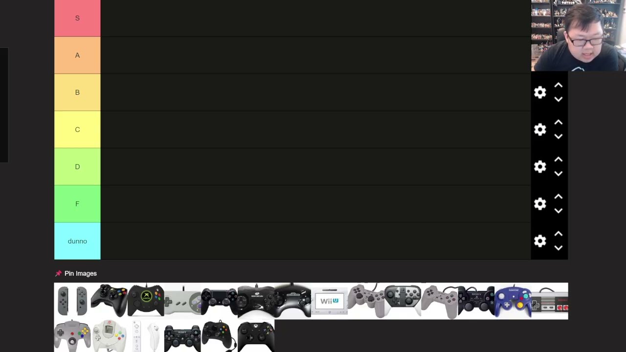 VIDEO GAME CONTROLLER TIERLIST
