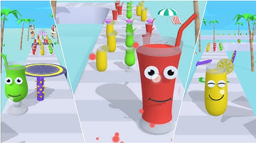 Juice Run All Levels Walkthrough Mobile Game iOS,Android Gameplay Update Alltrailer Max Level UGQYAS