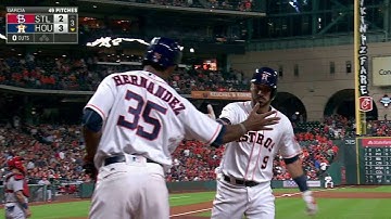 STL@HOU: Gonzalez cranks a solo home run to left