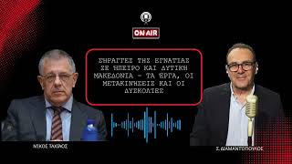 Εγνατίας Οδός και έργα στις σήραγγες «Δεν θα χαθεί ο δρόμος» Ν. Ταχιάος στο Ράδιο Θεσσαλονίκη