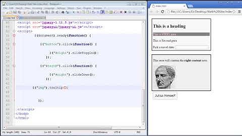 33 jQuery Tutorial for Beginners   33   Styling the tooltip | Computer Monk 🔴