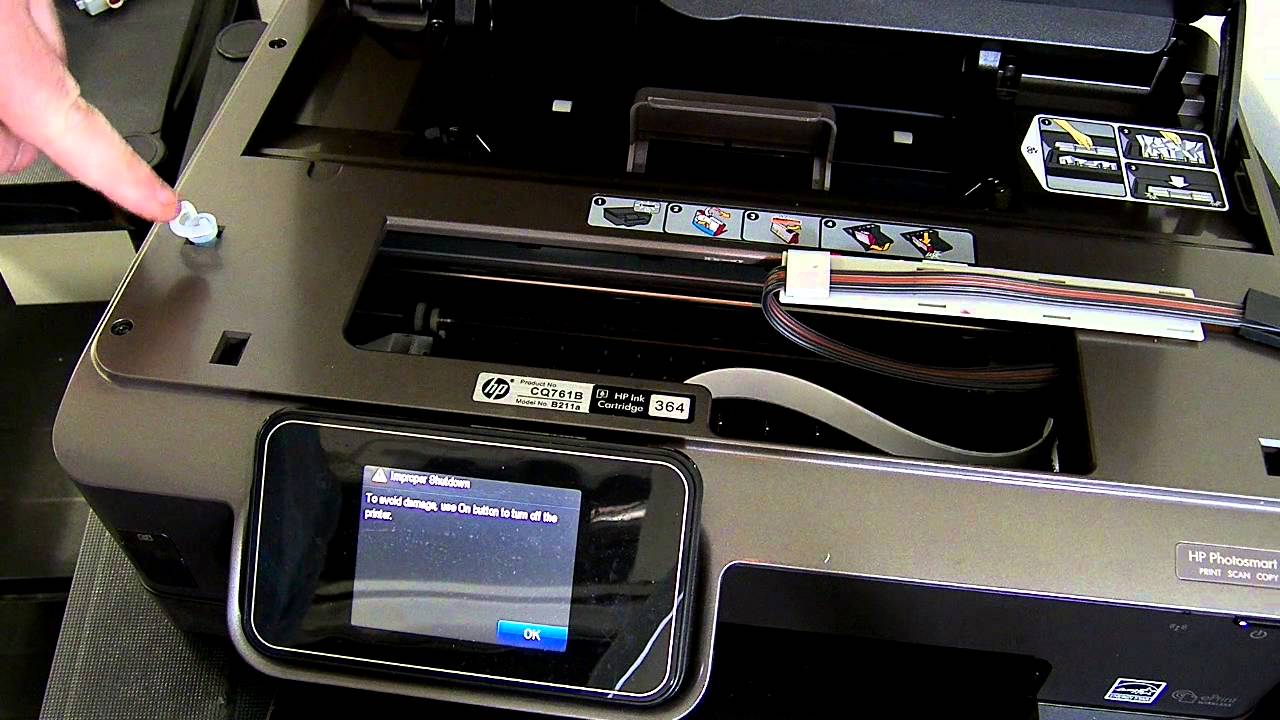 HP Photosmart ciss continuous ink system - YouTube