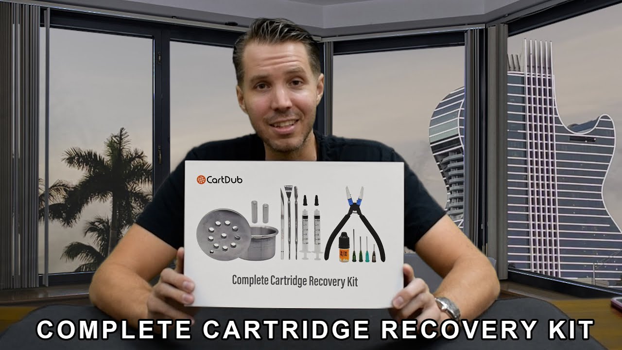 CartDub Complete Tool Set to Open & Remove Oil From Prefilled Cartridges