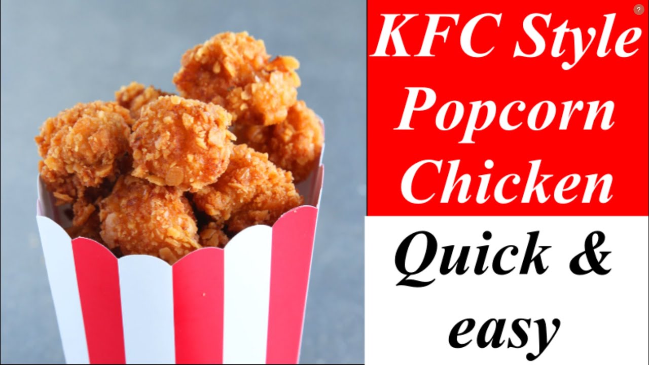 KFC style Popcorn Chicken/ பாப்கார்ன் சிக்கன் | Jessel Kitchen 23:6 Studio