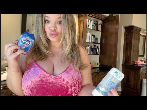 ASMR What's In My Bathroom Cabinets?