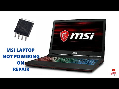 MSI GAMING LAPTOP MS-16P5 NOT POWERING ON REPAIR