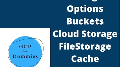 Associate Cloud Engineer| Intro Storage Options | GCP Exam Ready