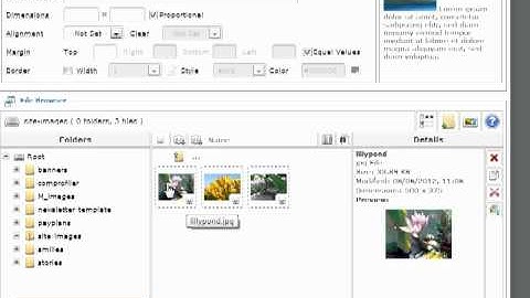 Adding Images in Joomla CMS 2.5