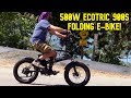 Taking a Ride on the 500w Ecotric 900S Folding E-Bike Fat Tire W/ Mike! | GreenMotion E-Bikes