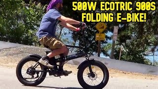 500w Ecotric 900S Folding E-Bike 