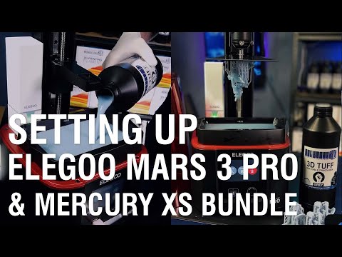 Unboxing & Setting Up the Elegoo Mars 3 Pro and Mercury XS Wash 