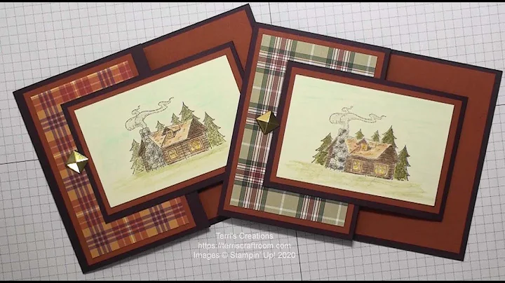 Stampin' Up! Rustic Retreat Log Cabin Fall Fun Fol...