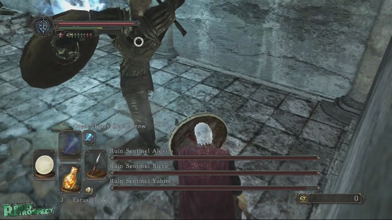 Dark Souls 2 Ruin Sentinel Boss Fight - YouTube