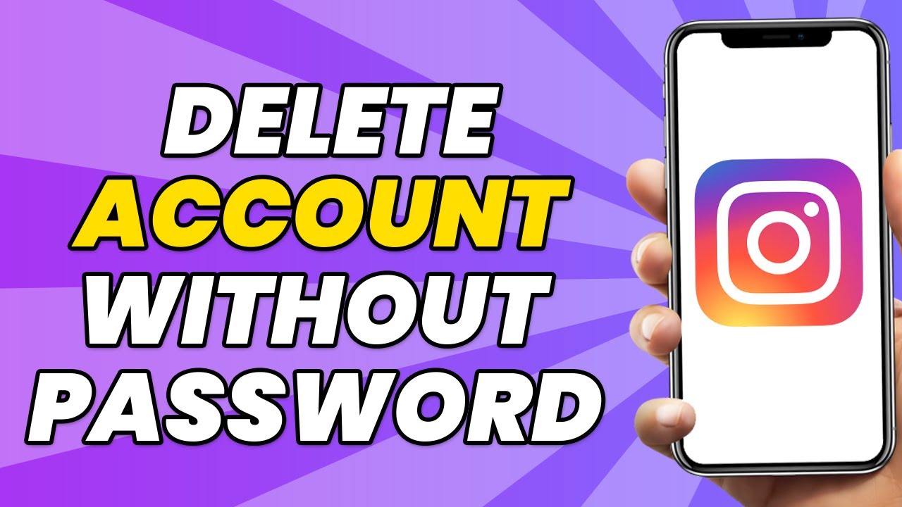 Picture of How to delete Instagram account without password email & phone number ...