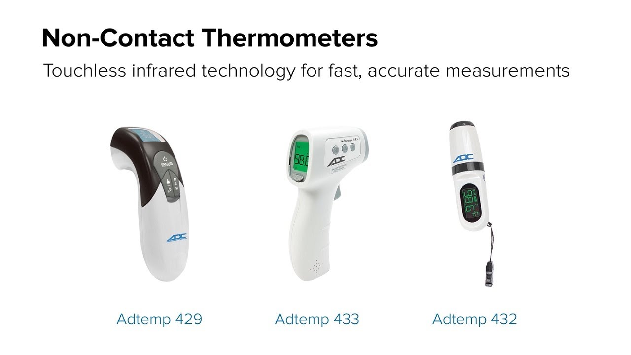 ADC Adtemp Mini 432 Non-Contact Infrared Thermometer USB Charged on Sale