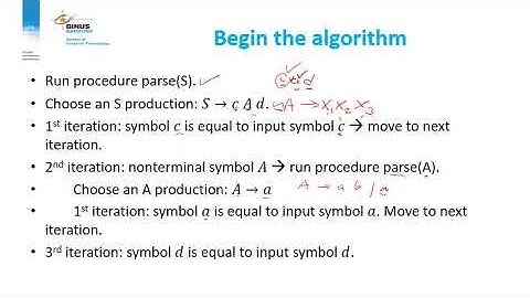 COMP6470 - Session 11: Recursive Descent Parser