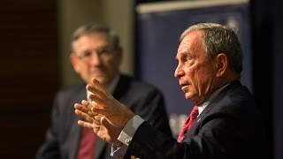 Mike Bloomberg: leadership, equality in the workplace \& Donald Trump