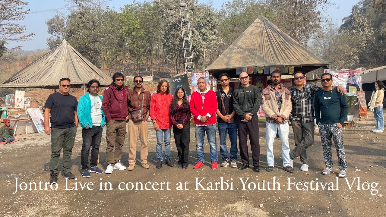 Jontro live in concert at KarbiYouthFestival 2026 vlog