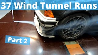 37 Wind Tunnel Runs Part 2! Vortex generators, canards, and wings.