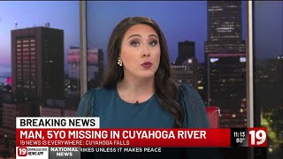 Search suspended for missing man, 5-year-old kayakers after capsize near downtown Cuyahoga Falls