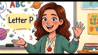 Words Beginning with the Letter P | Happy Kids Learning TV #englishalphabet #englishlearning