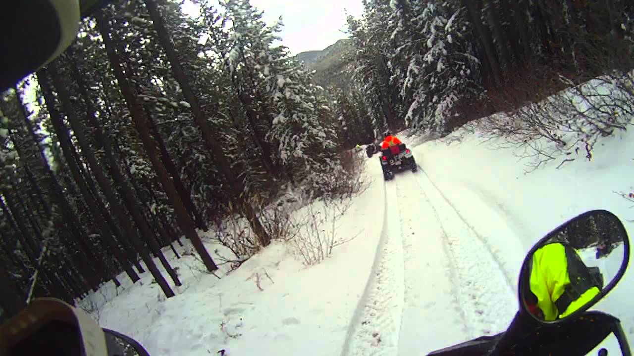 Following Mike on his Outlander xt 1000 Full Dual Muzzy Exhaust YouTube