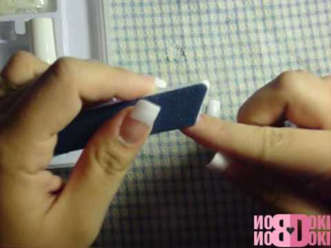 Basic Gel Nails Tutorial. Part 1 - YouTube