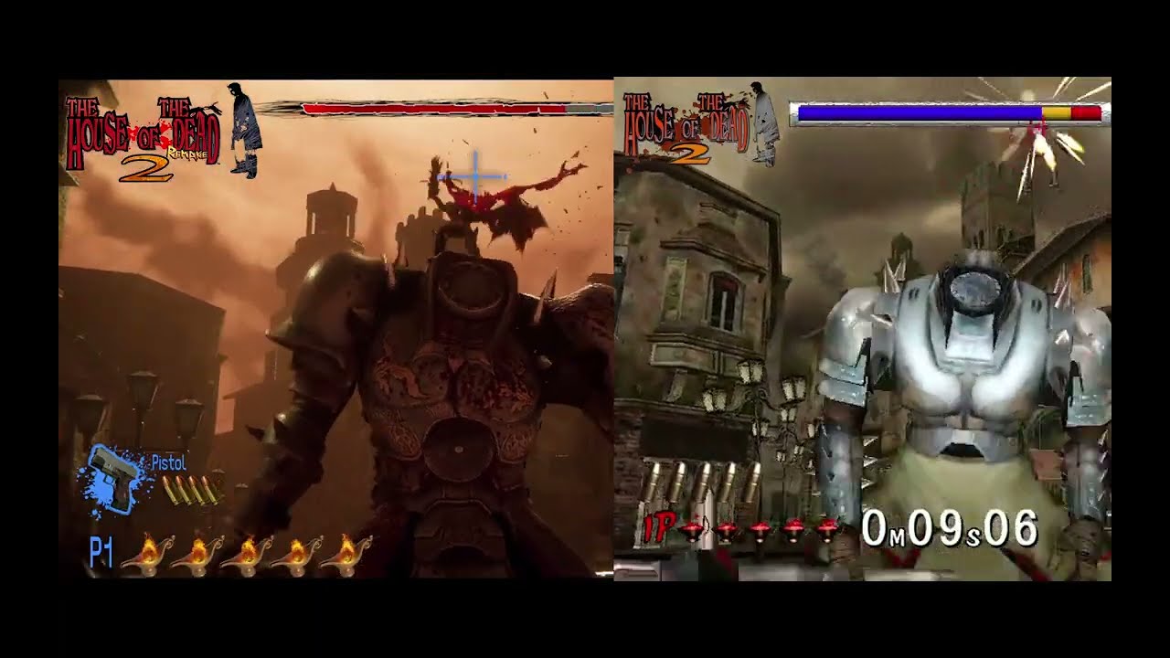 The House of the Dead 2 All Boss Remake Vs Origin