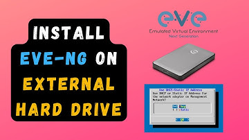 Install EVE-NG  using VMware workstation player | External Hard Drive