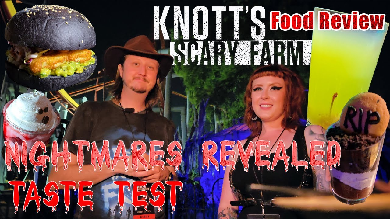 Knott's Scary Farm 2024 Food Review | Nightmares Revealed Preview Event with Chef Andre Lane
