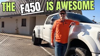 The F450 is awesome!  Full Time RV!