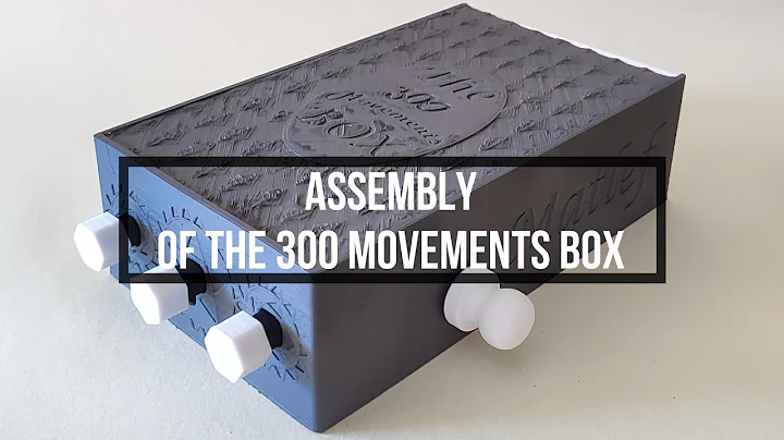 The assembly of the 300 movements puzzle box (3d print)