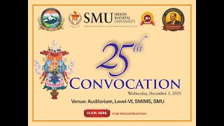 25th Convocation - Sikkim Manipal University, 2025