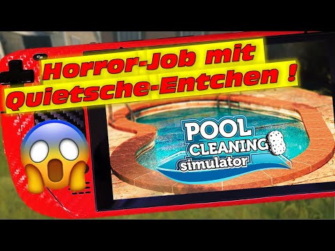 Pool Cleaning Simulator | Horror-Job mit Quietsche Entchen ! | Gameplay | Steam Deck