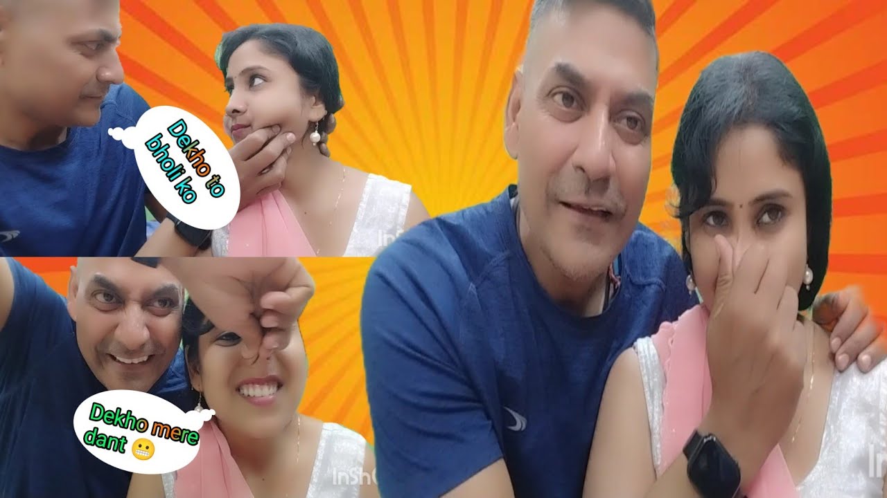 Nose pulling challenge// #husband #wife #funny #video //@ManuVlogsOfficial1 