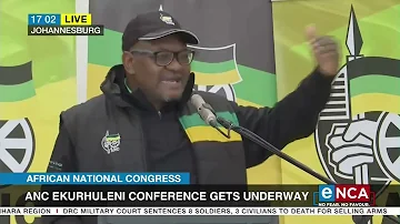 African National Congress | Makhura addresses conference [1/2]